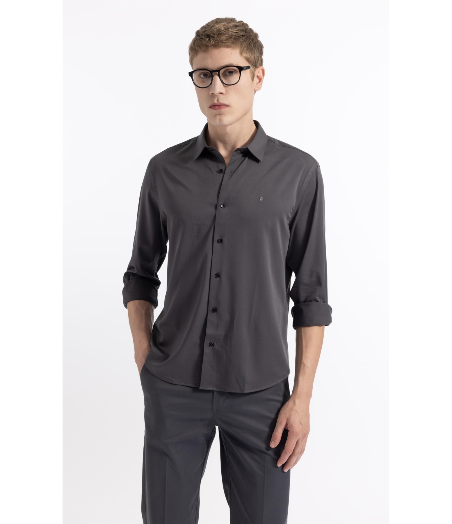 Camisa Tech Bamboo Classic St Fusioned Ml Plumbo