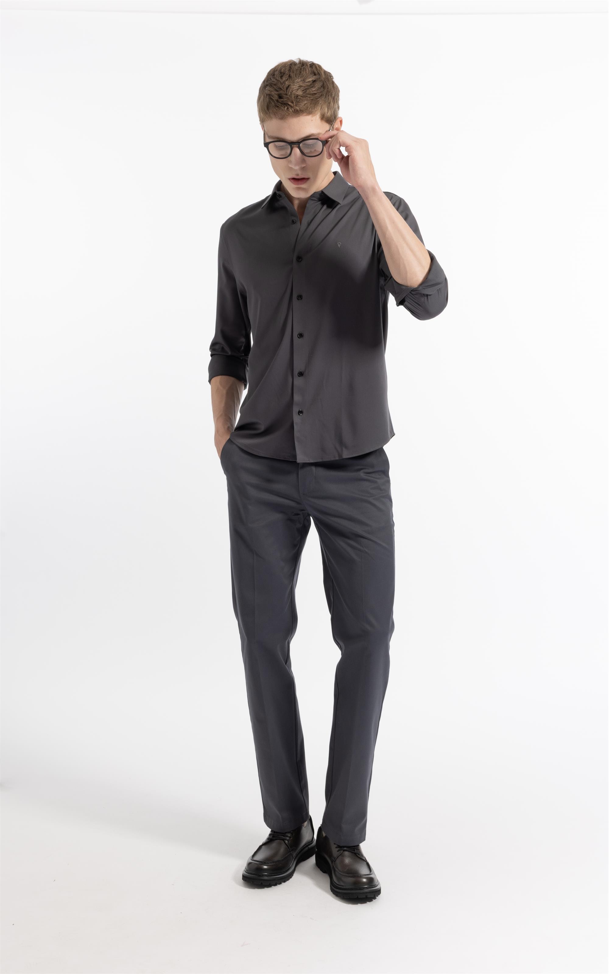 Camisa Tech Bamboo Classic St Fusioned Ml Plumbo