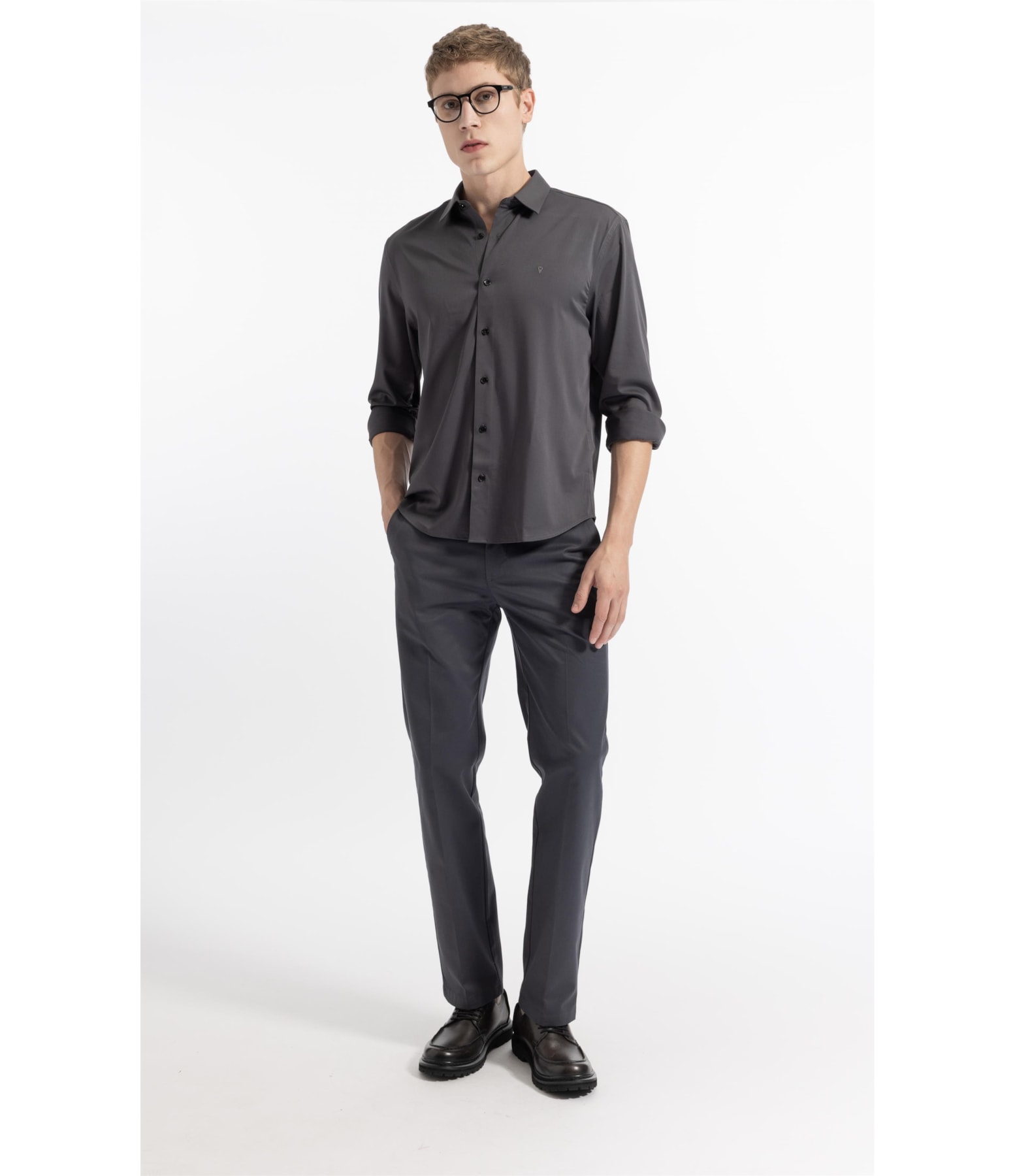 Camisa Tech Bamboo Classic St Fusioned Ml Plumbo