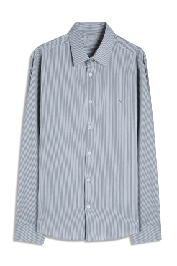 Camisa Tech Blend Ft Moritz Slim Irish Ml Grafite                                 