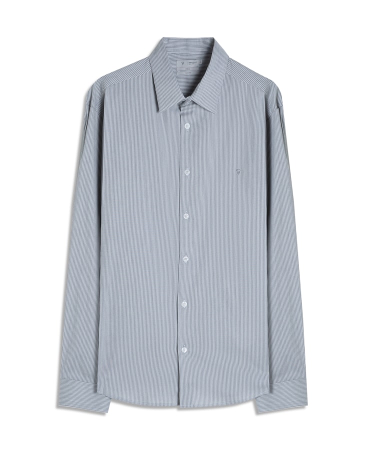 Camisa Tech Blend Ft Moritz Slim Irish Ml Grafite                                 