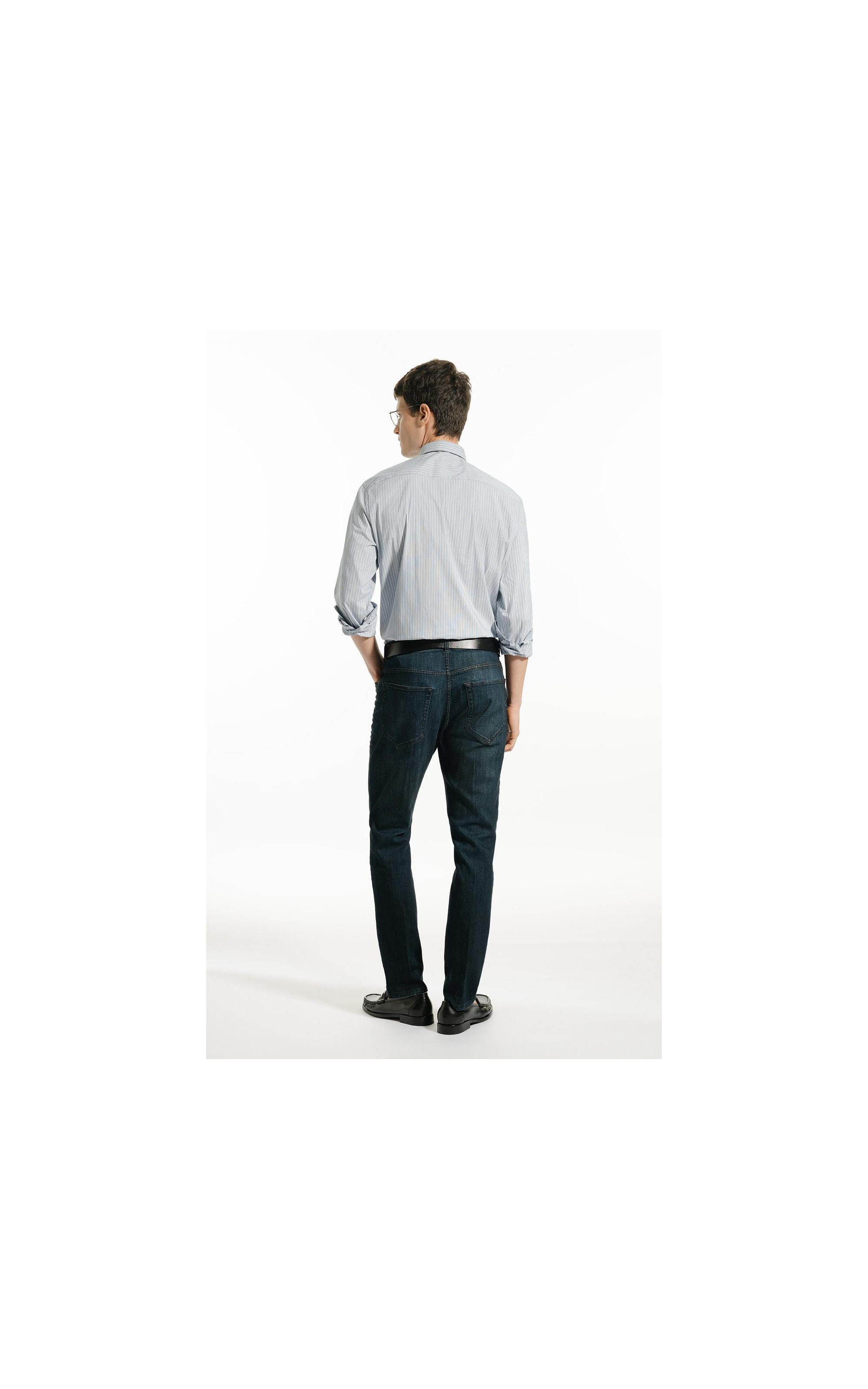 Tech Blend Ft Norway Strips Slim Irish m Azul Seco