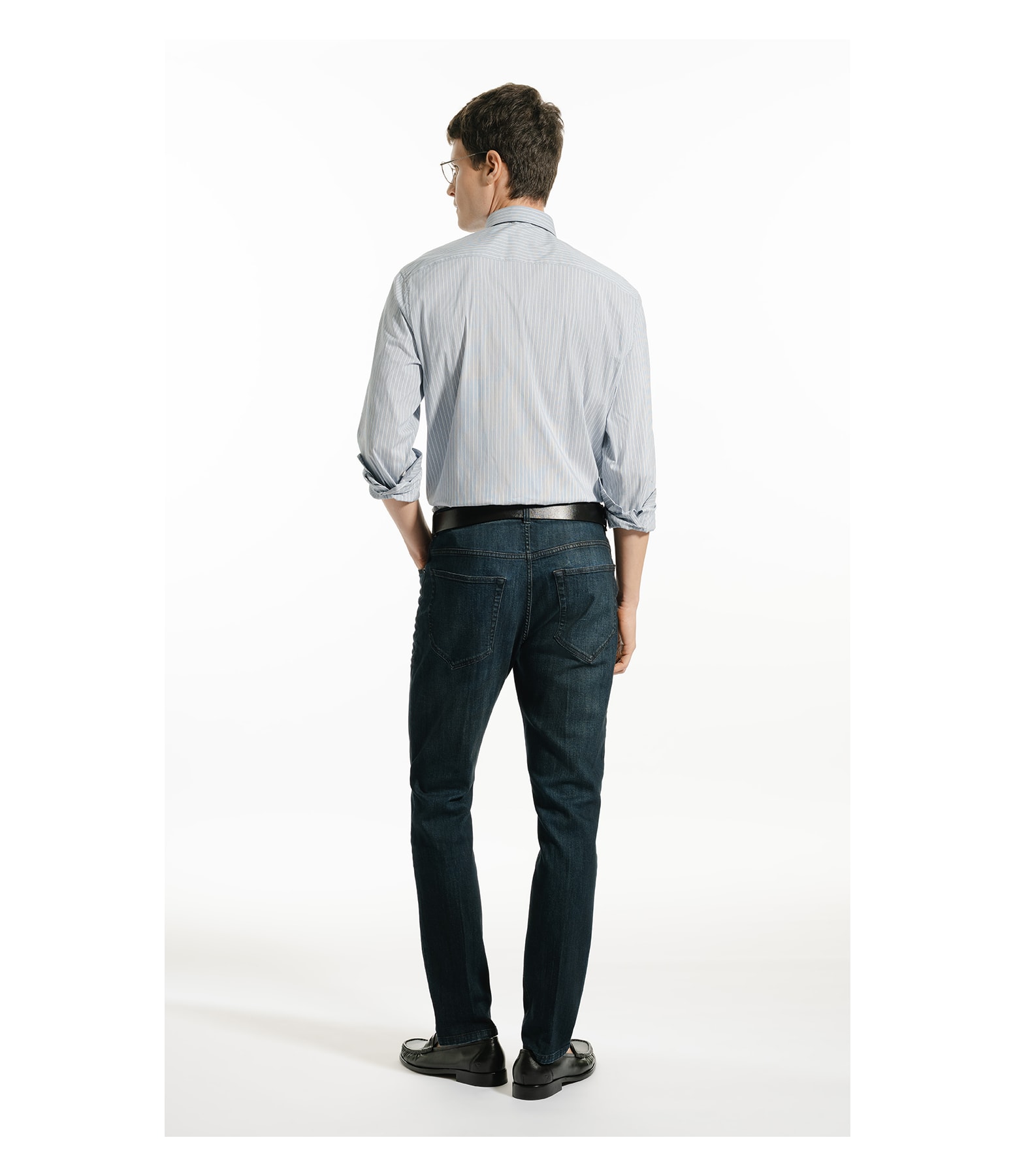 Tech Blend Ft Norway Strips Slim Irish m Azul Seco