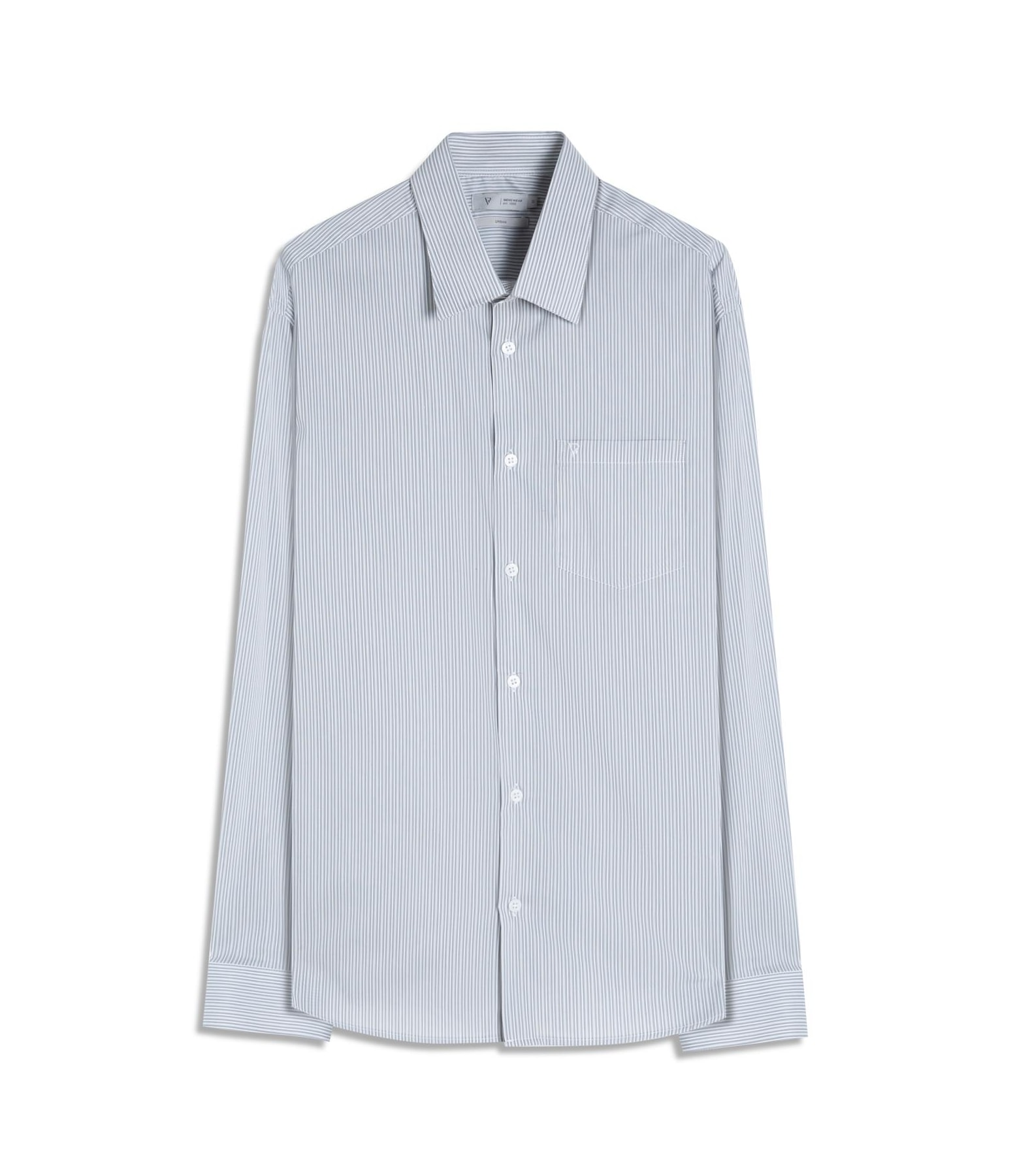 Camisa Tech Blend Moritz Classic Irish Pkt Ml Cinza Claro