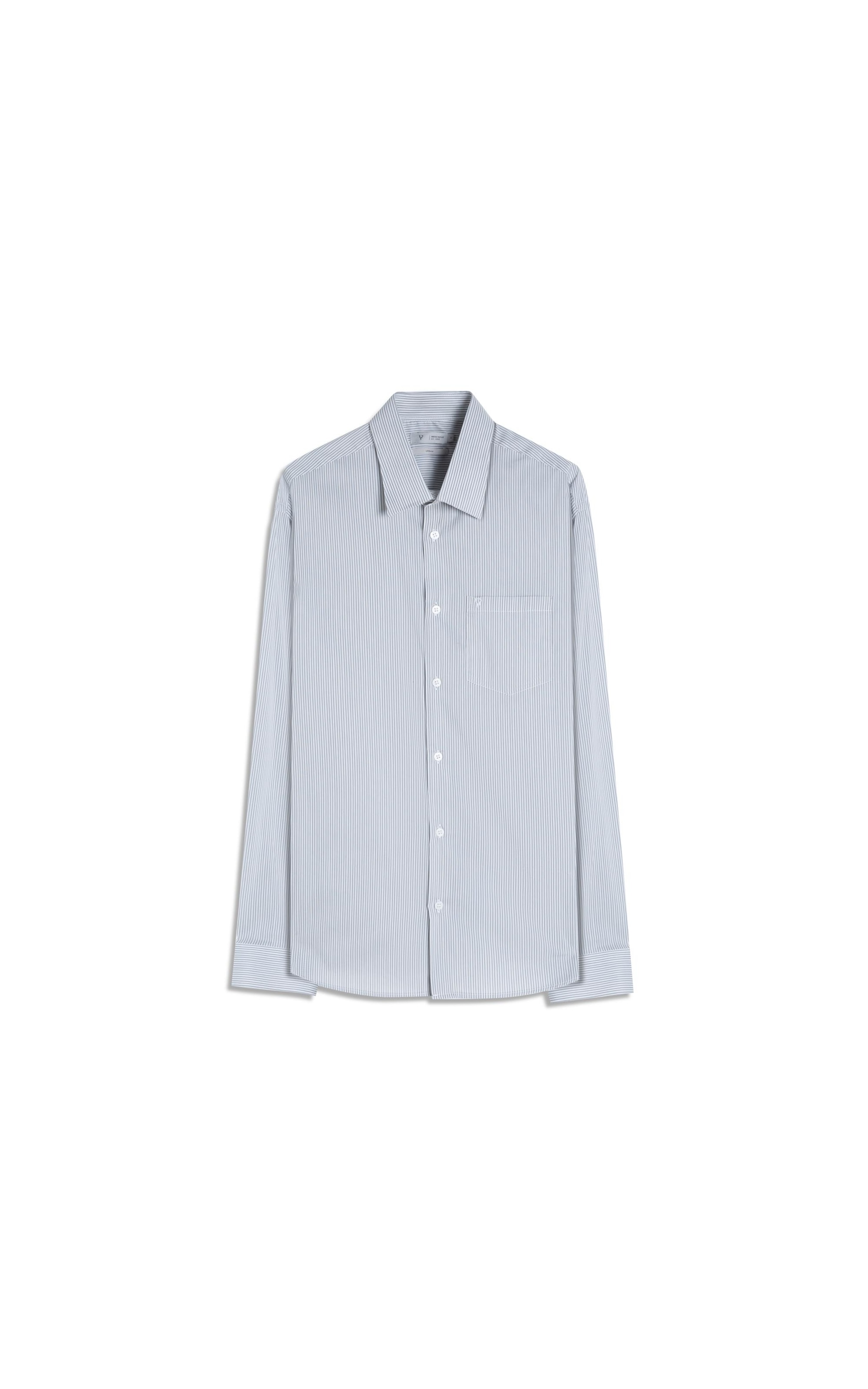 Camisa Tech Blend Moritz Classic Irish Pkt Ml Cinza Claro