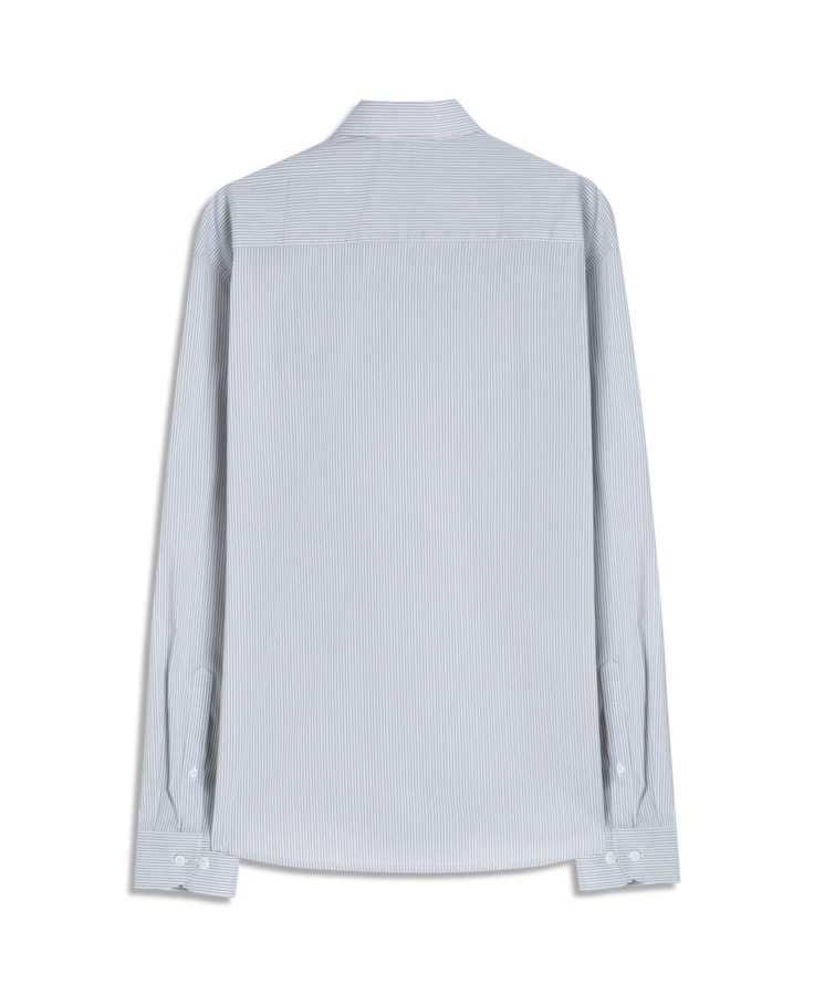 Camisa Tech Blend Moritz Classic Irish Pkt Ml Cinza Claro