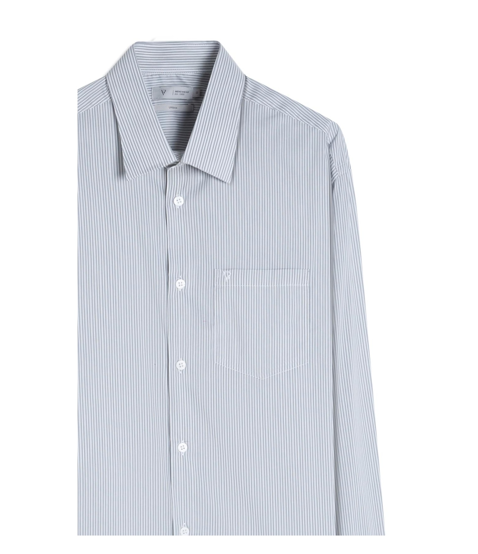 Camisa Tech Blend Moritz Classic Irish Pkt Ml Cinza Claro