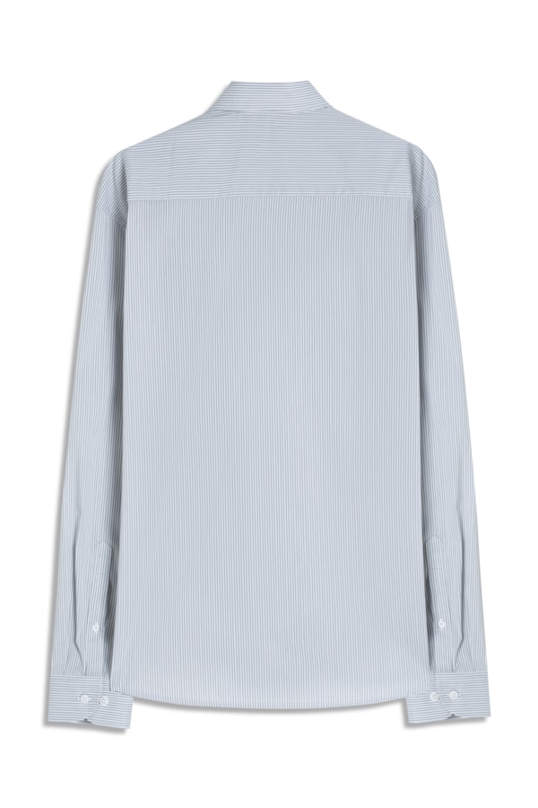 Camisa Tech Blend Moritz Classic Irish Pkt Ml Cinza Claro