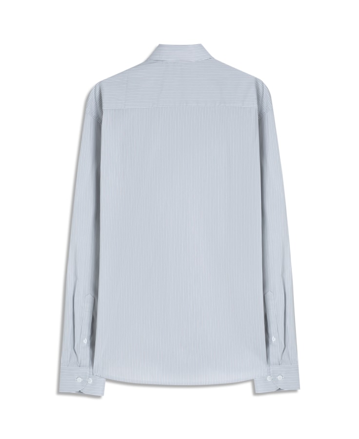 Camisa Tech Blend Moritz Classic Irish Pkt Ml Cinza Claro
