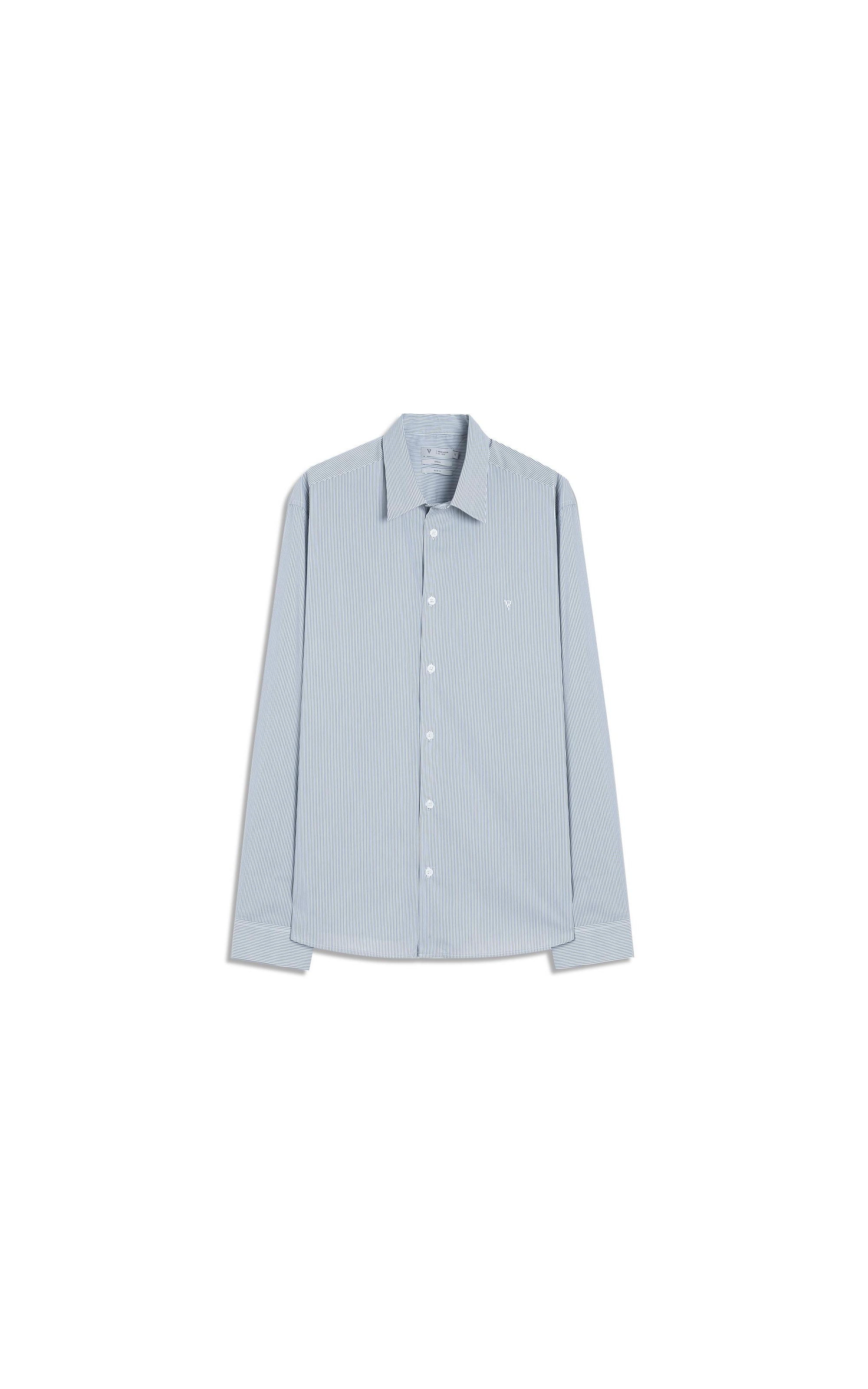 Camisa Tech Blend Norway Slim Irish Ml Dark Navy                               