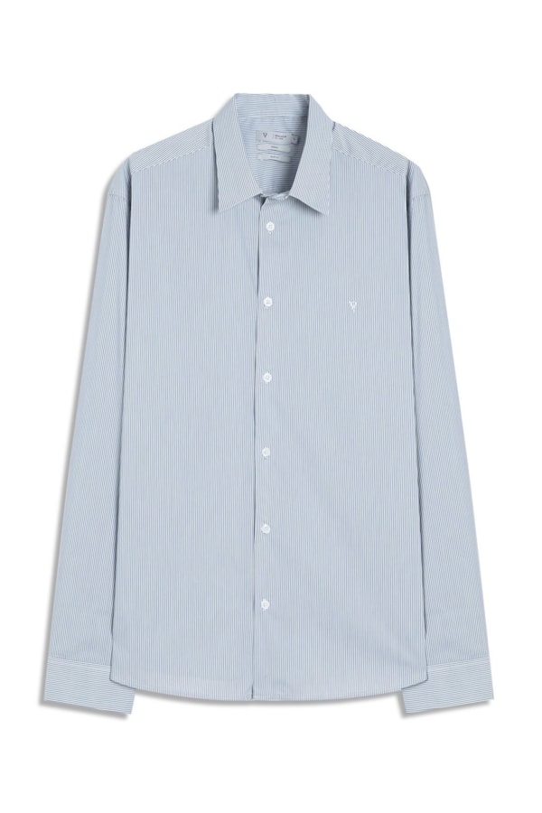 Camisa Tech Blend Norway Slim Irish Ml Dark Navy                               