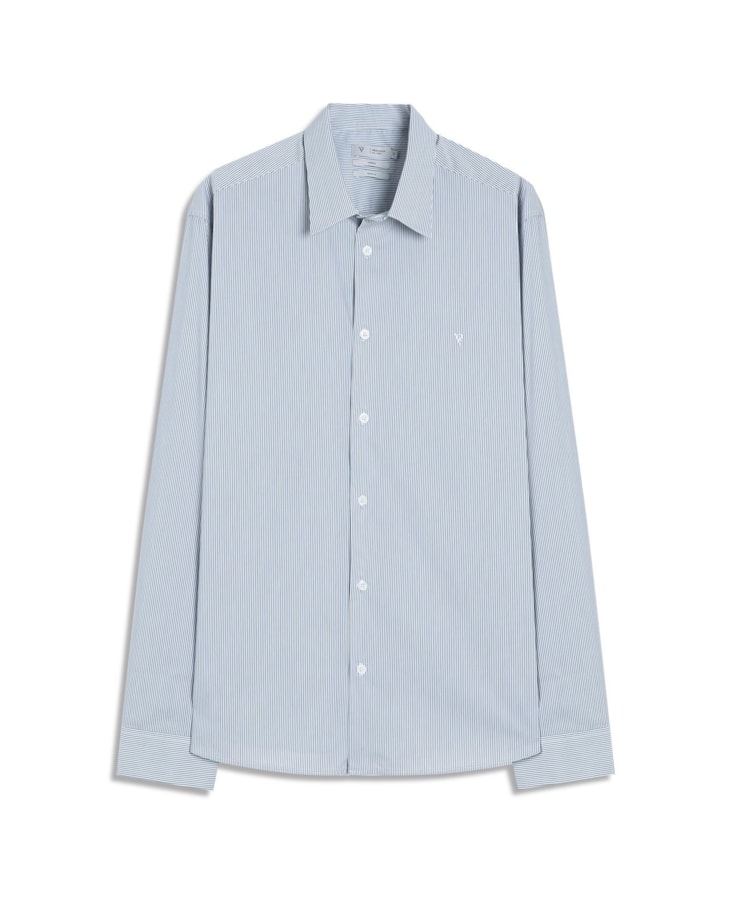 Camisa Tech Blend Norway Slim Irish Ml Dark Navy                               