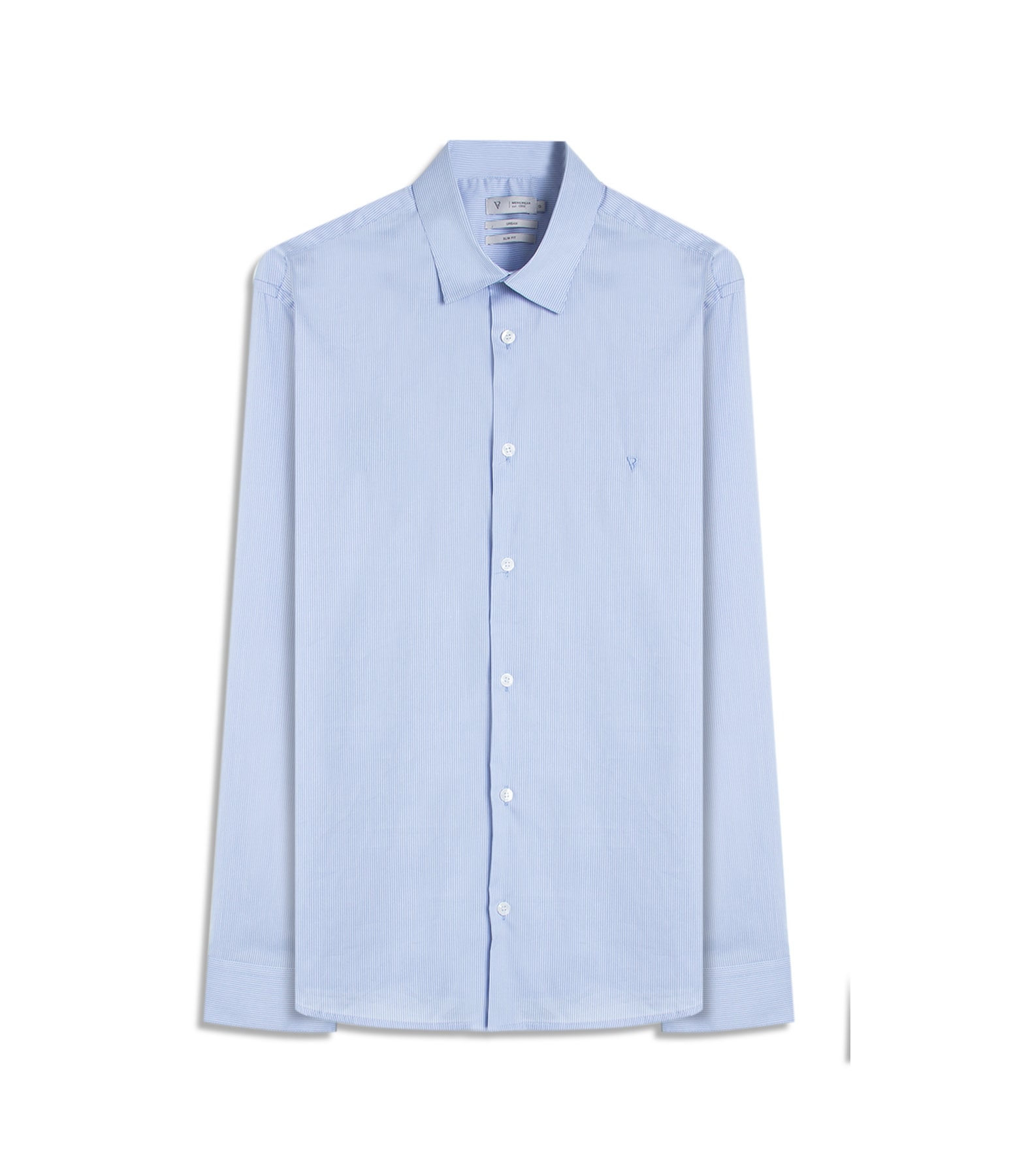 Camisa Tech Blend Santa Monica Ii Slim s Azul Claro