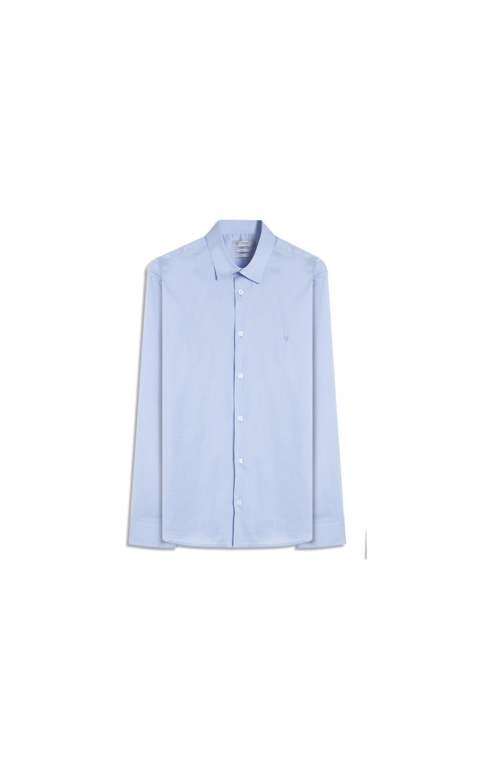 Camisa Tech Blend Santa Monica Ii Slim s Azul Claro