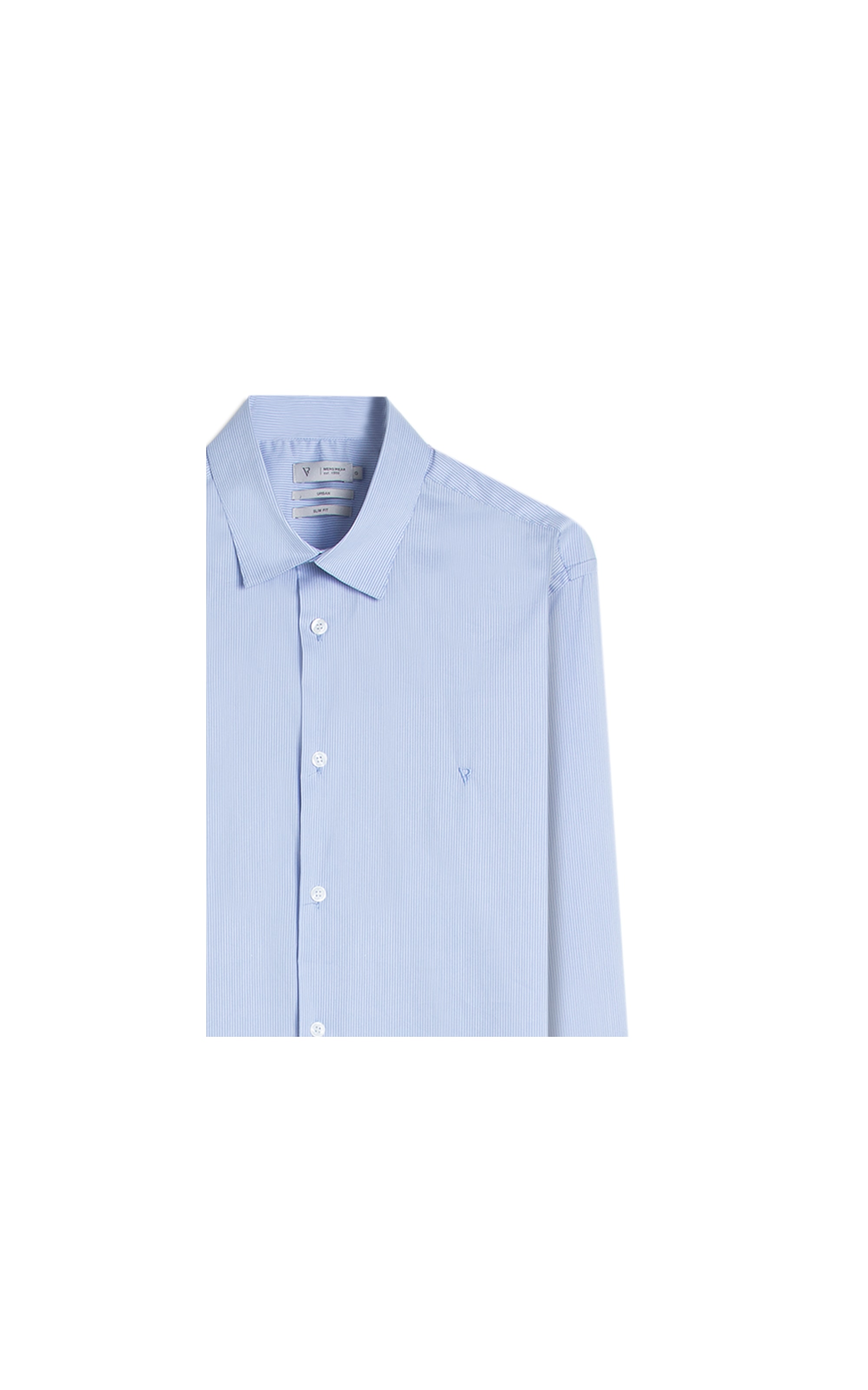 Camisa Tech Blend Santa Monica Ii Slim s Azul Claro