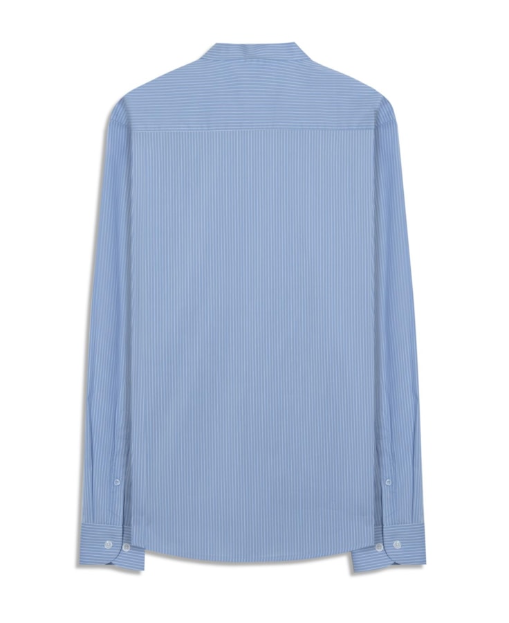 Camisa Tech Blend Santa Rosa Ii Slim Sha Azul Claro