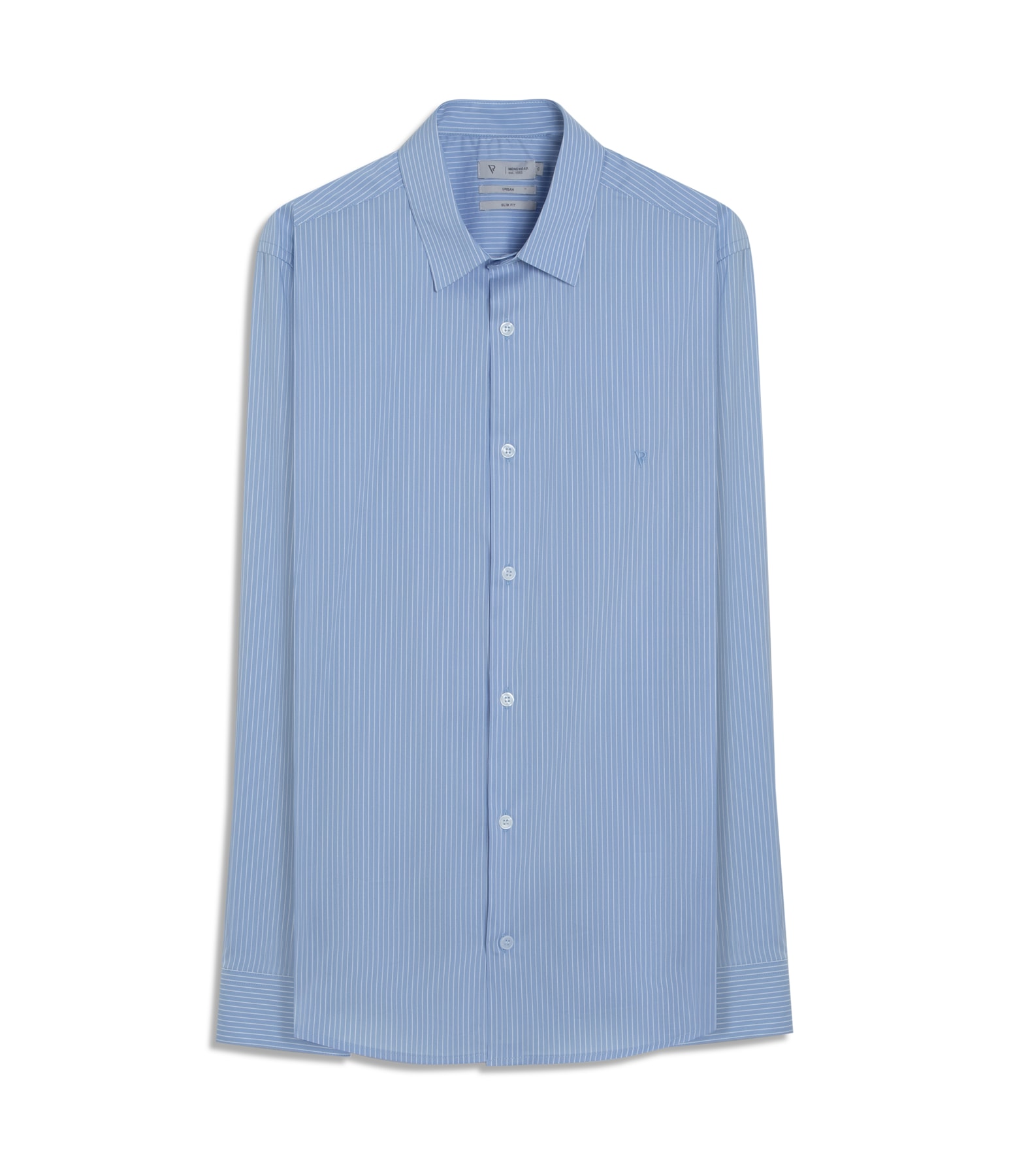 Camisa Tech Blend Santa Rosa Ii Slim Sha Azul Claro