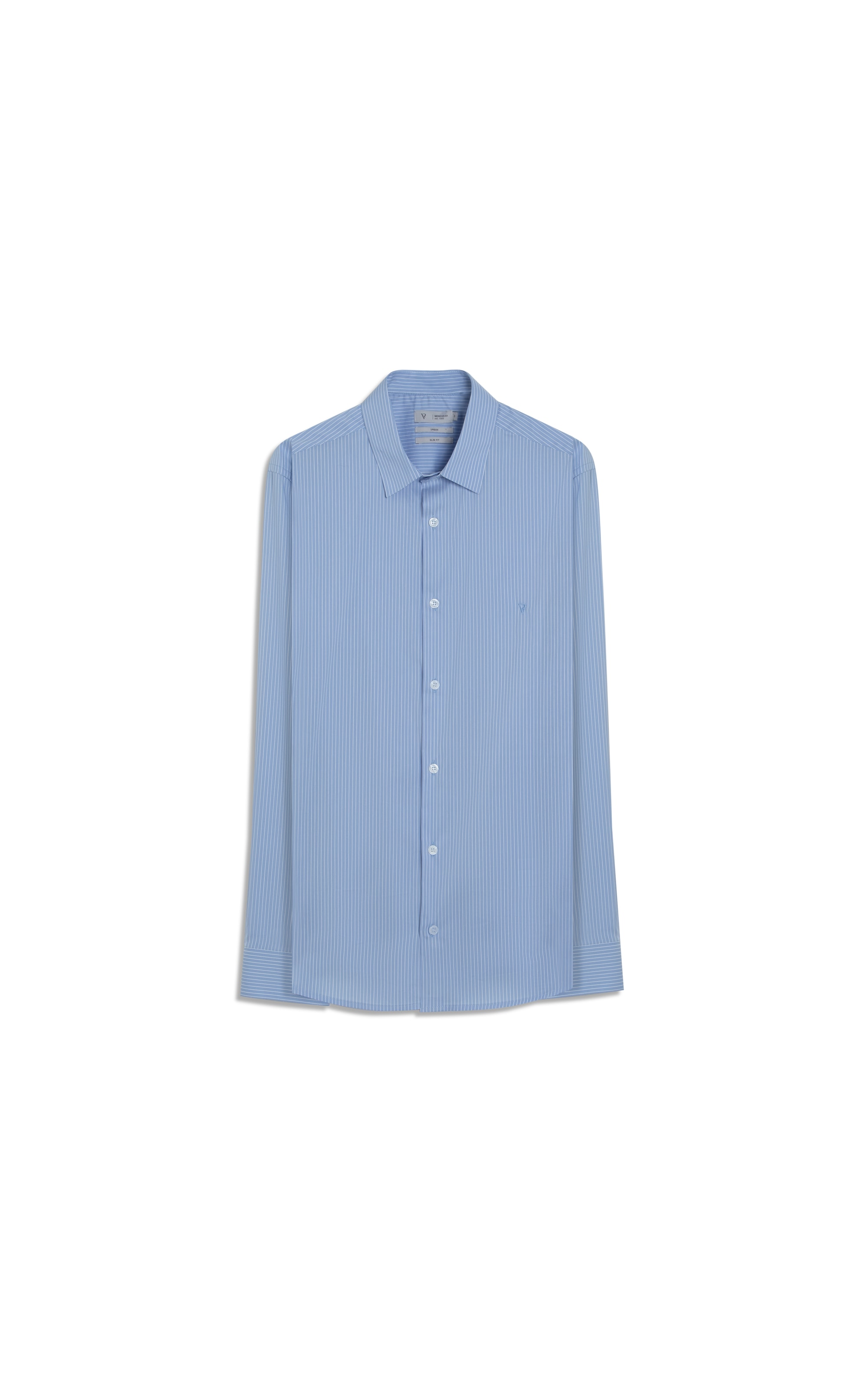 Camisa Tech Blend Santa Rosa Ii Slim Sha Azul Claro