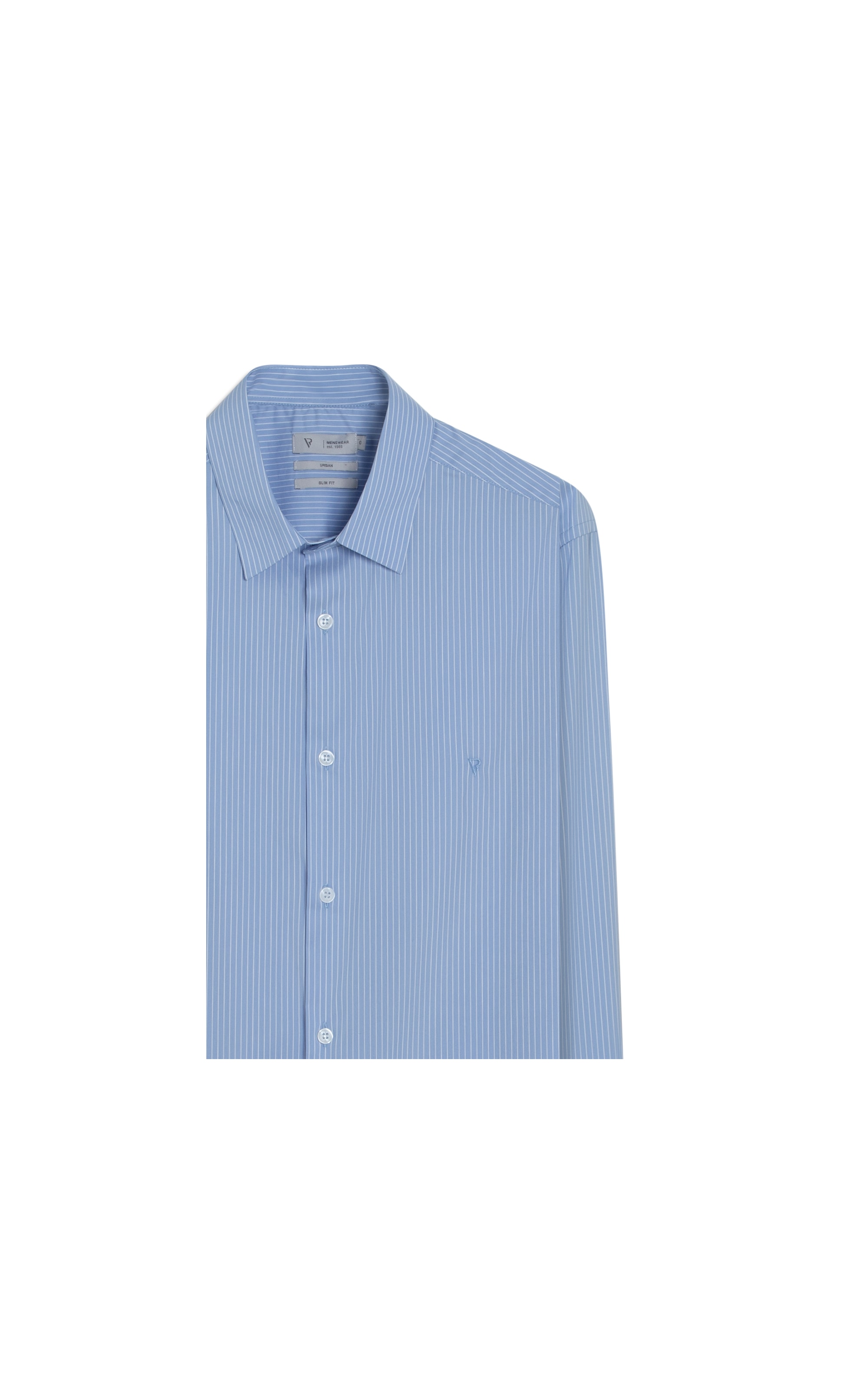 Camisa Tech Blend Santa Rosa Ii Slim Sha Azul Claro