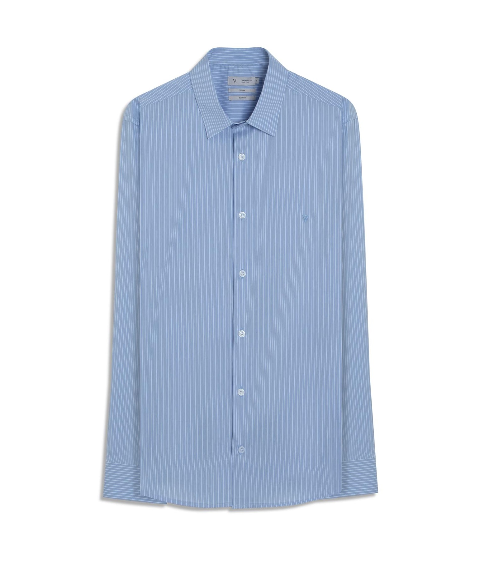Camisa Tech Blend Santa Rosa Ii Slim Sha Azul Claro