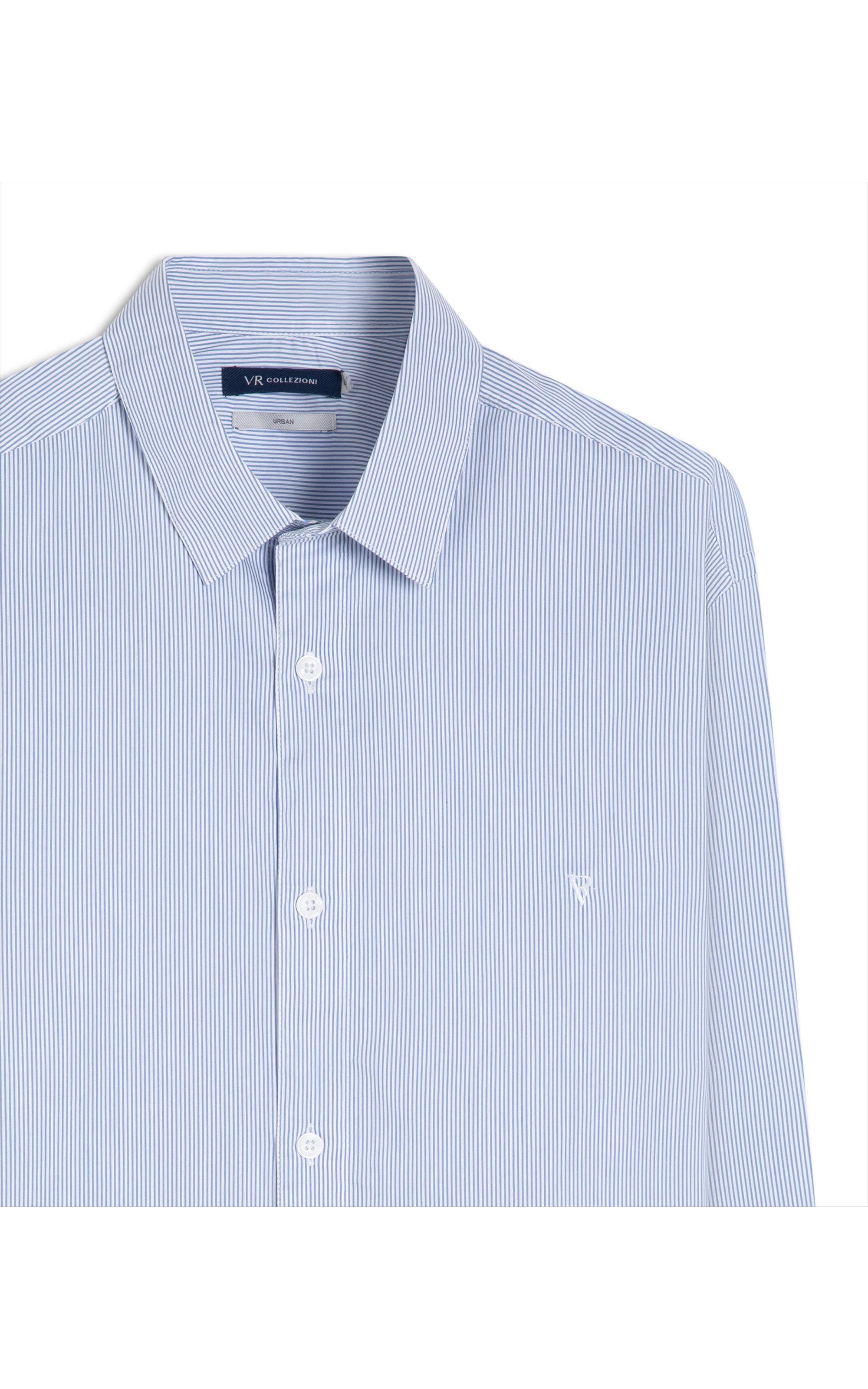 Camisa Tech  Copenhage Slim Pirlo Azul Pervante