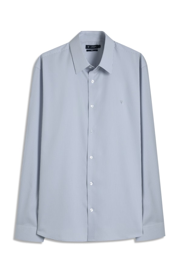 Camisa Tech Dallas Modal Classic St Ml Azul Bic                                