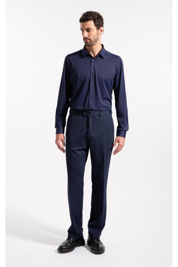 Camisa Tech Dry Classic Shangai Dark Navy