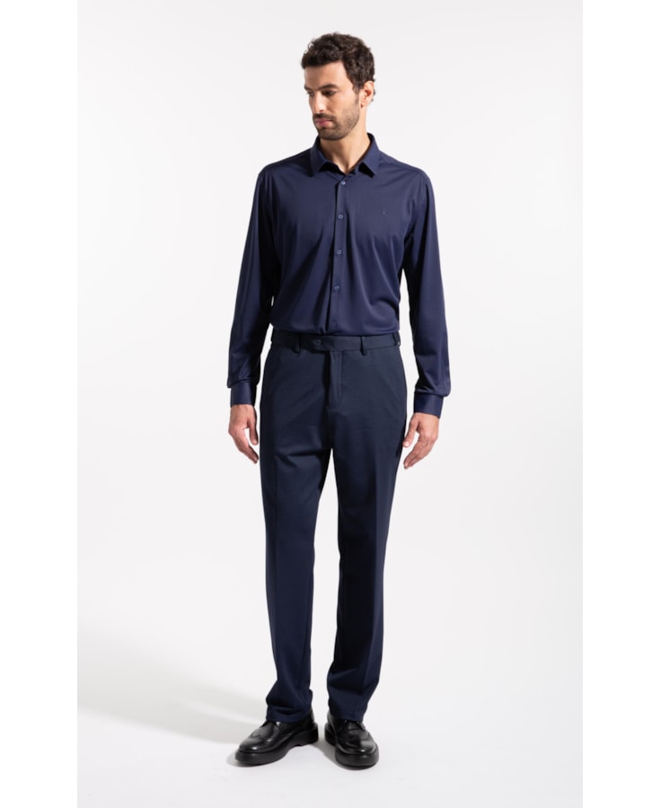 Camisa Tech Dry Classic Shangai Dark Navy