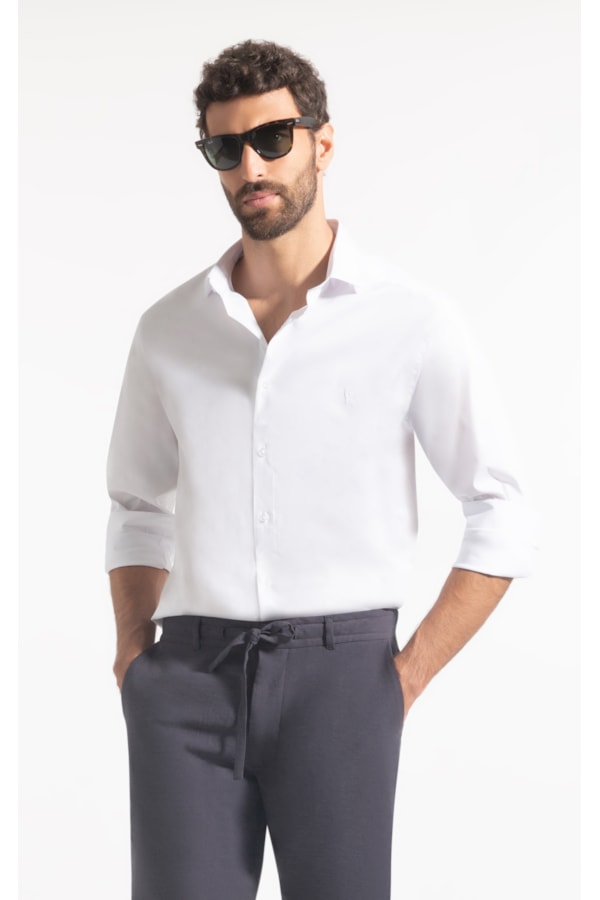 Camisa Tech Ice Slim Irish Branco
