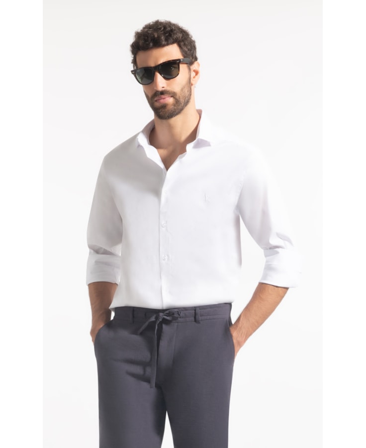 Camisa Tech Ice Slim Irish Branco