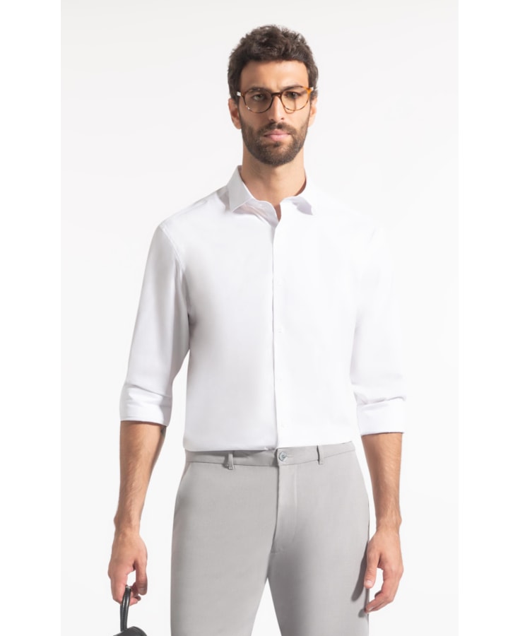 Camisa Tech Ice Slim New Italian Branco