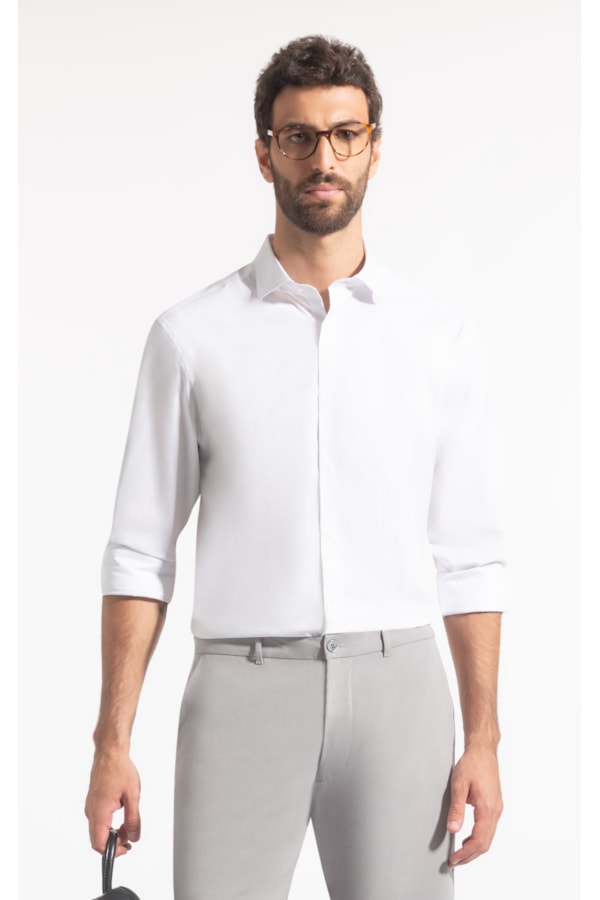 Camisa Tech Ice Slim New Italian Branco