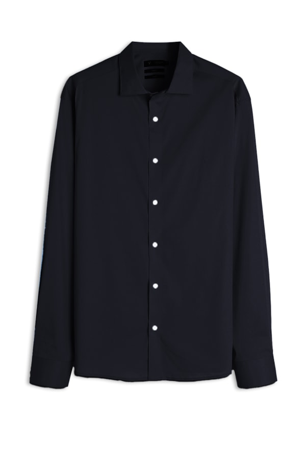 Camisa Tech Ice Slim New Italian Dark Navy