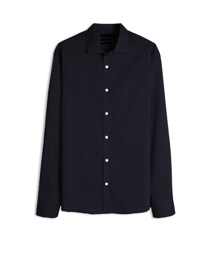 Camisa Tech Ice Slim New Italian Dark Navy