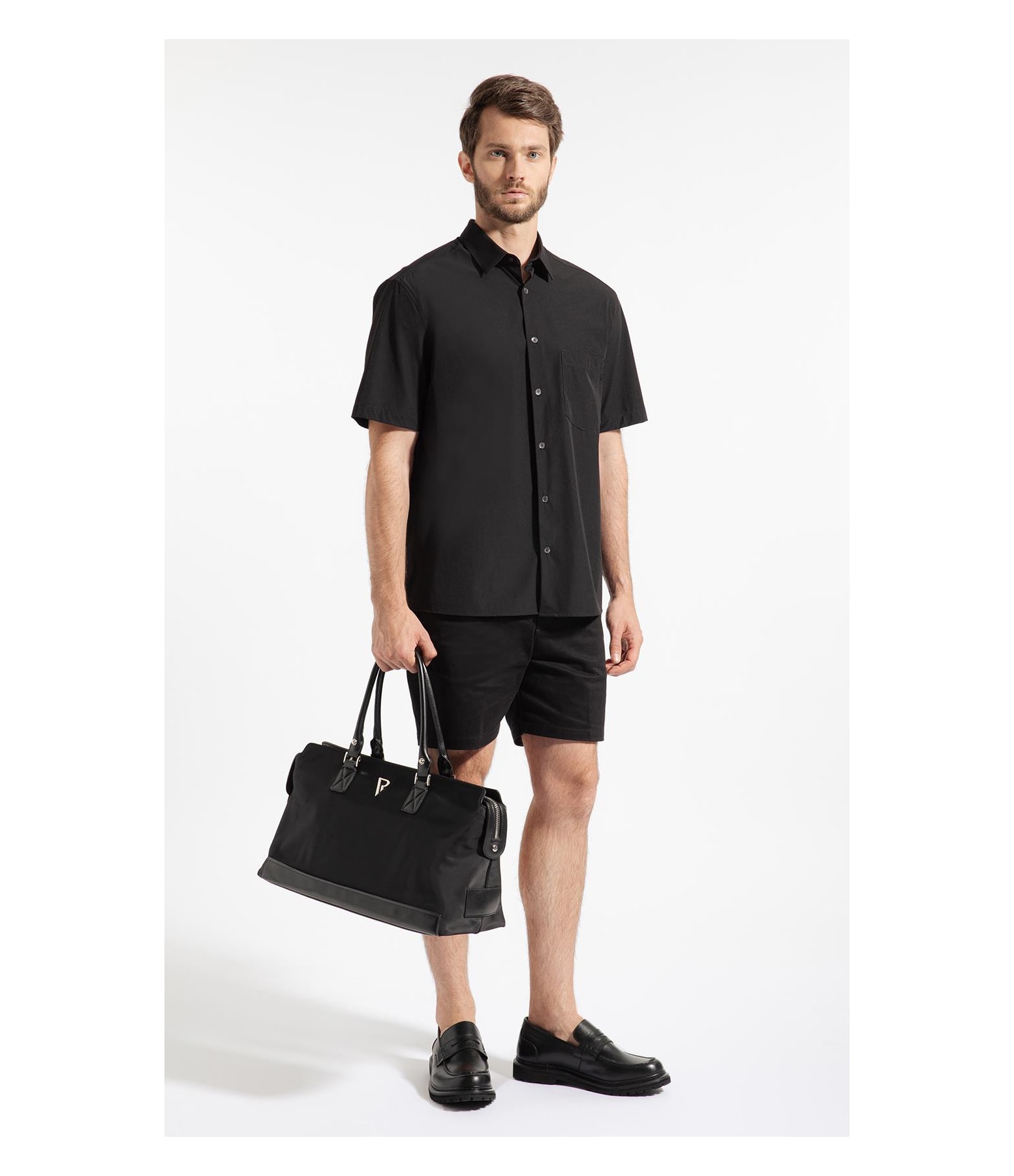 Camisa Tech  Uv50+ Retro Shangai Preto