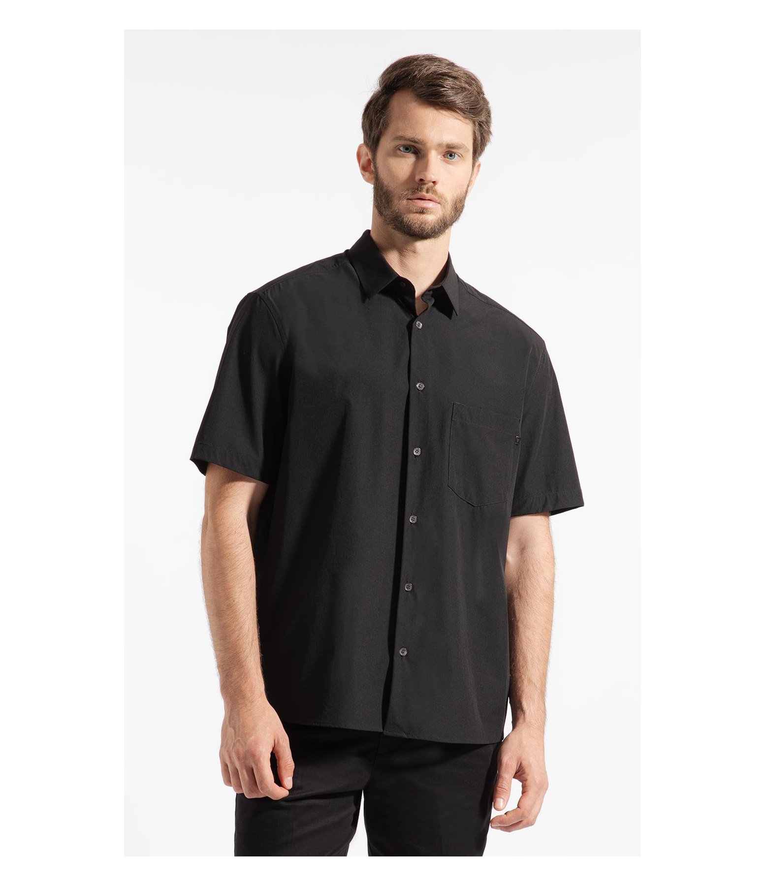 Camisa Tech  Uv50+ Retro Shangai Preto