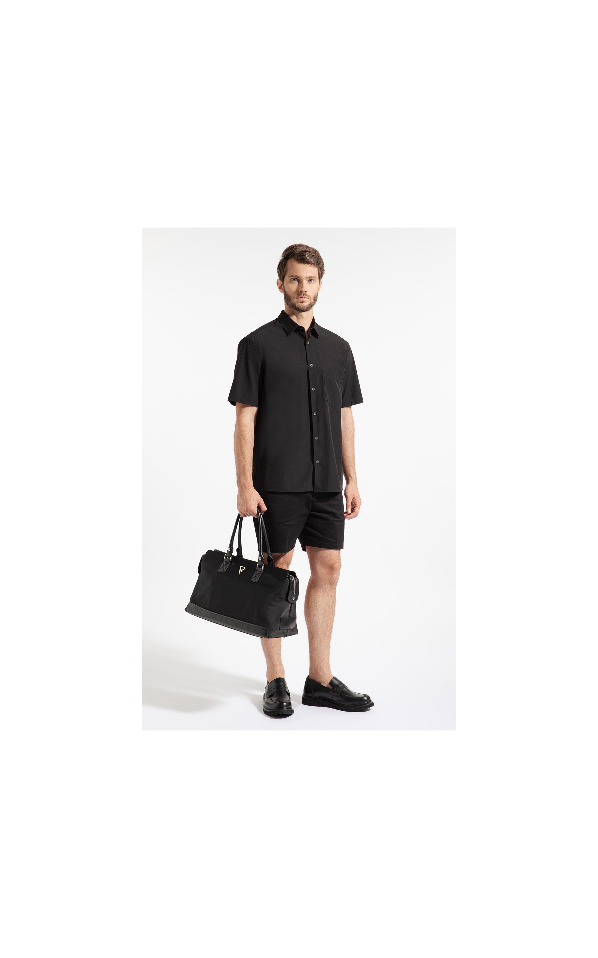 Camisa Tech  Uv50+ Retro Shangai Preto