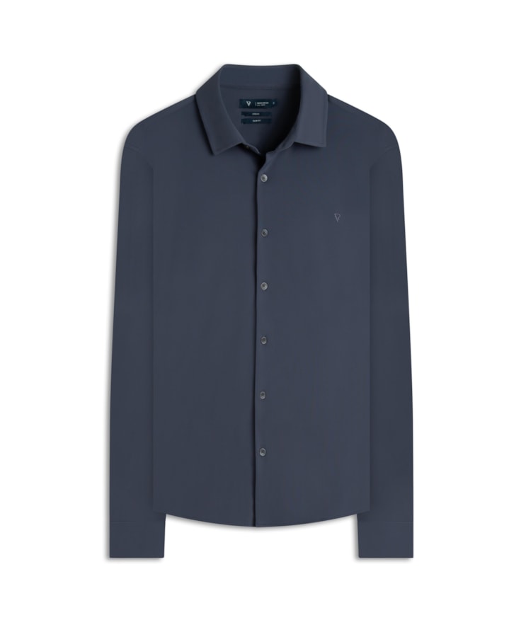 Camisa Techno Piquet Slim Shangai Grafite