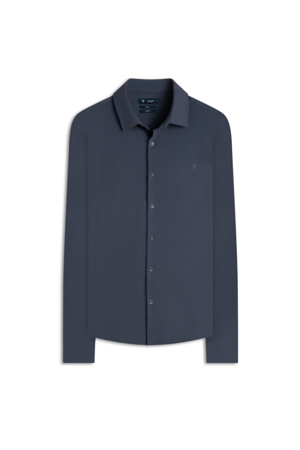 Camisa Techno Piquet Slim Shangai Grafite