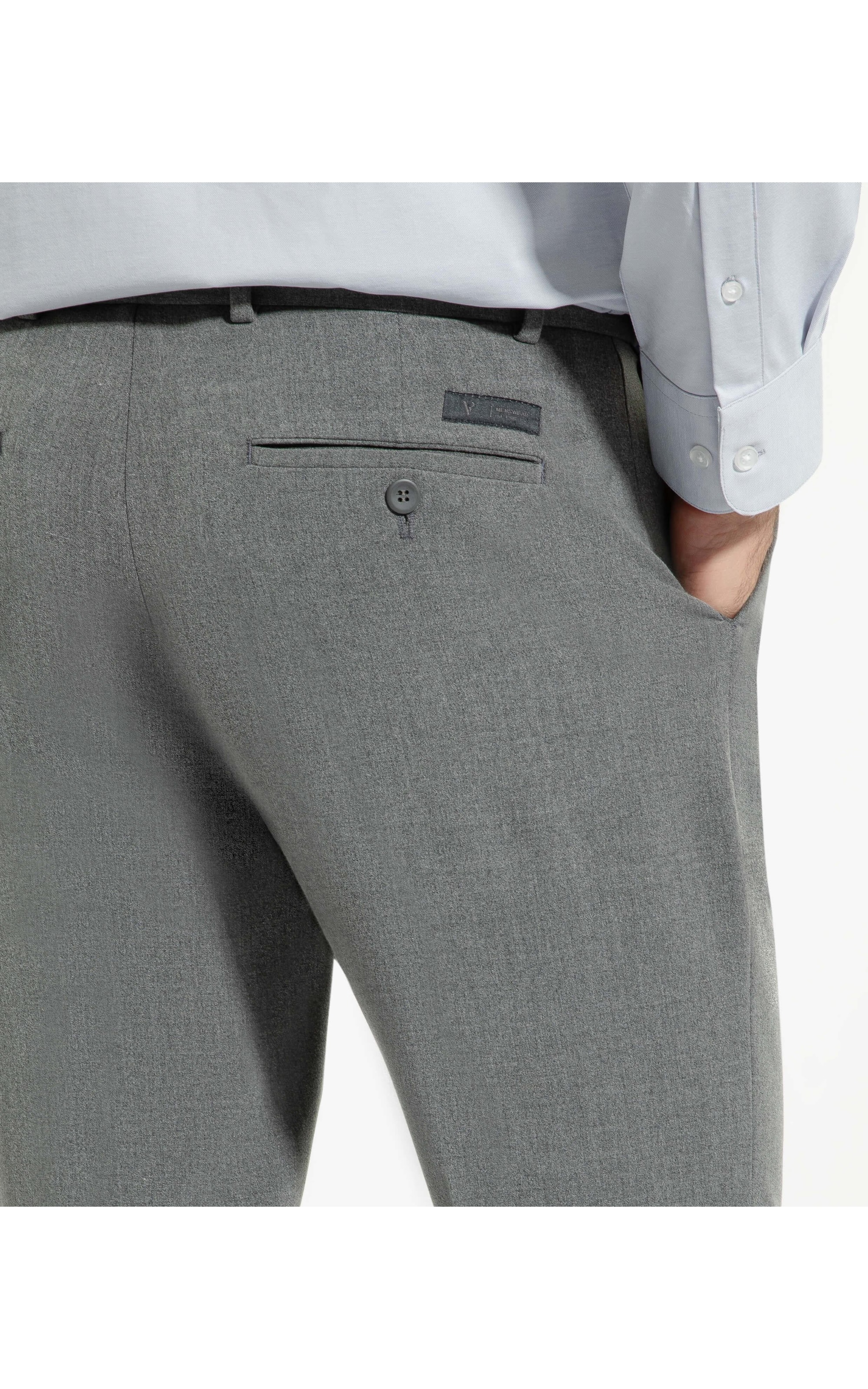 Camisa Tecno Knit Stretch Slim Azul Claro