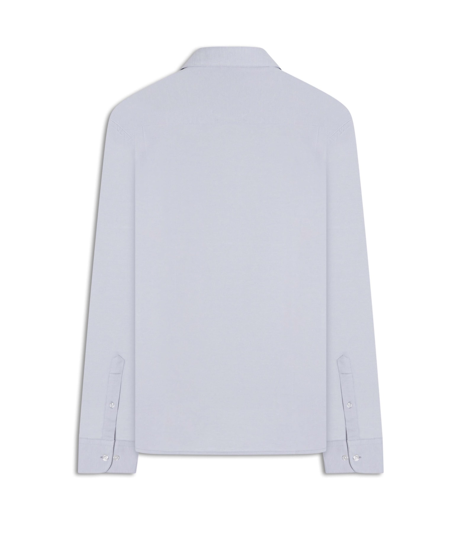 Camisa Tecno Knit Stretch Slim Azul Claro