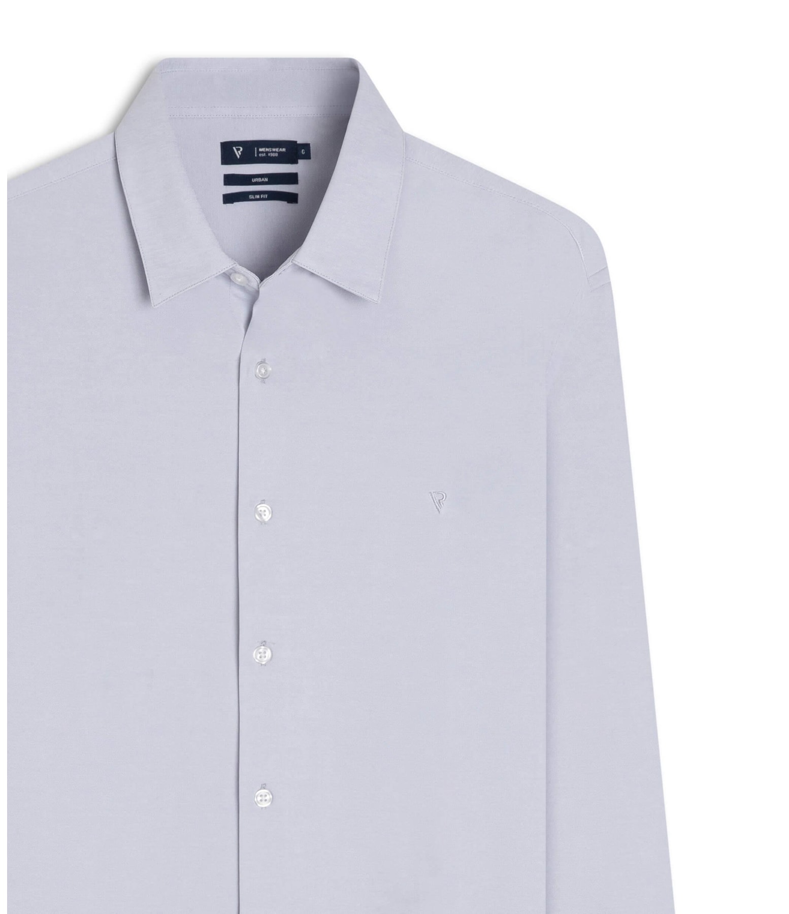 Camisa Tecno Knit Stretch Slim Azul Claro