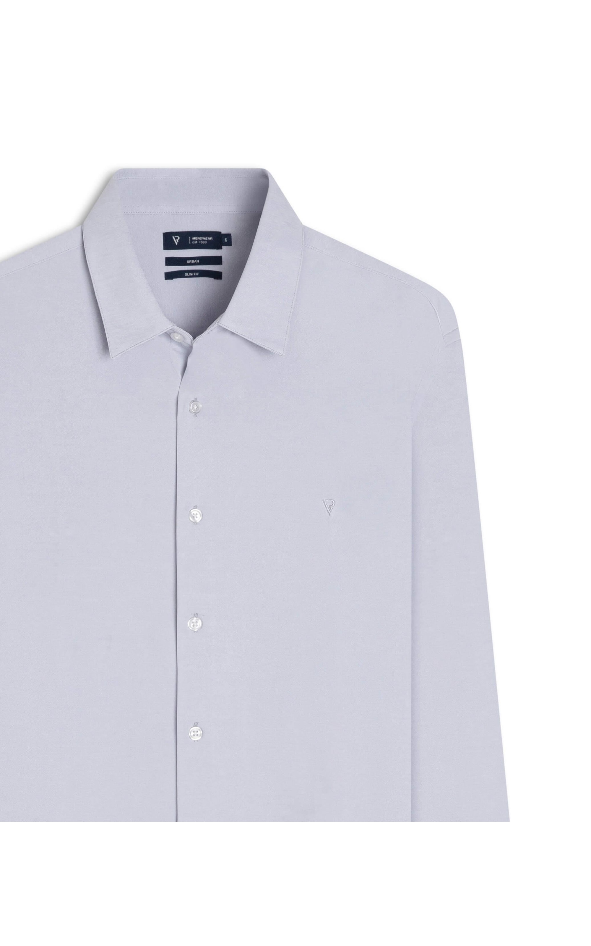 Camisa Tecno Knit Stretch Slim Azul Claro