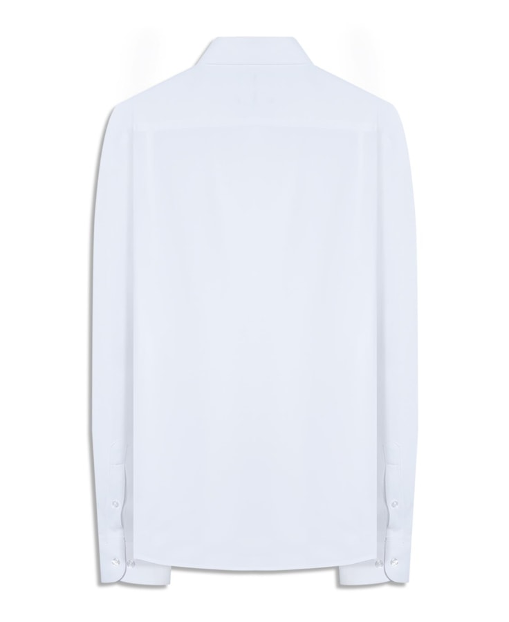 Camisa Tecno Knit Stretch Slim Branco
