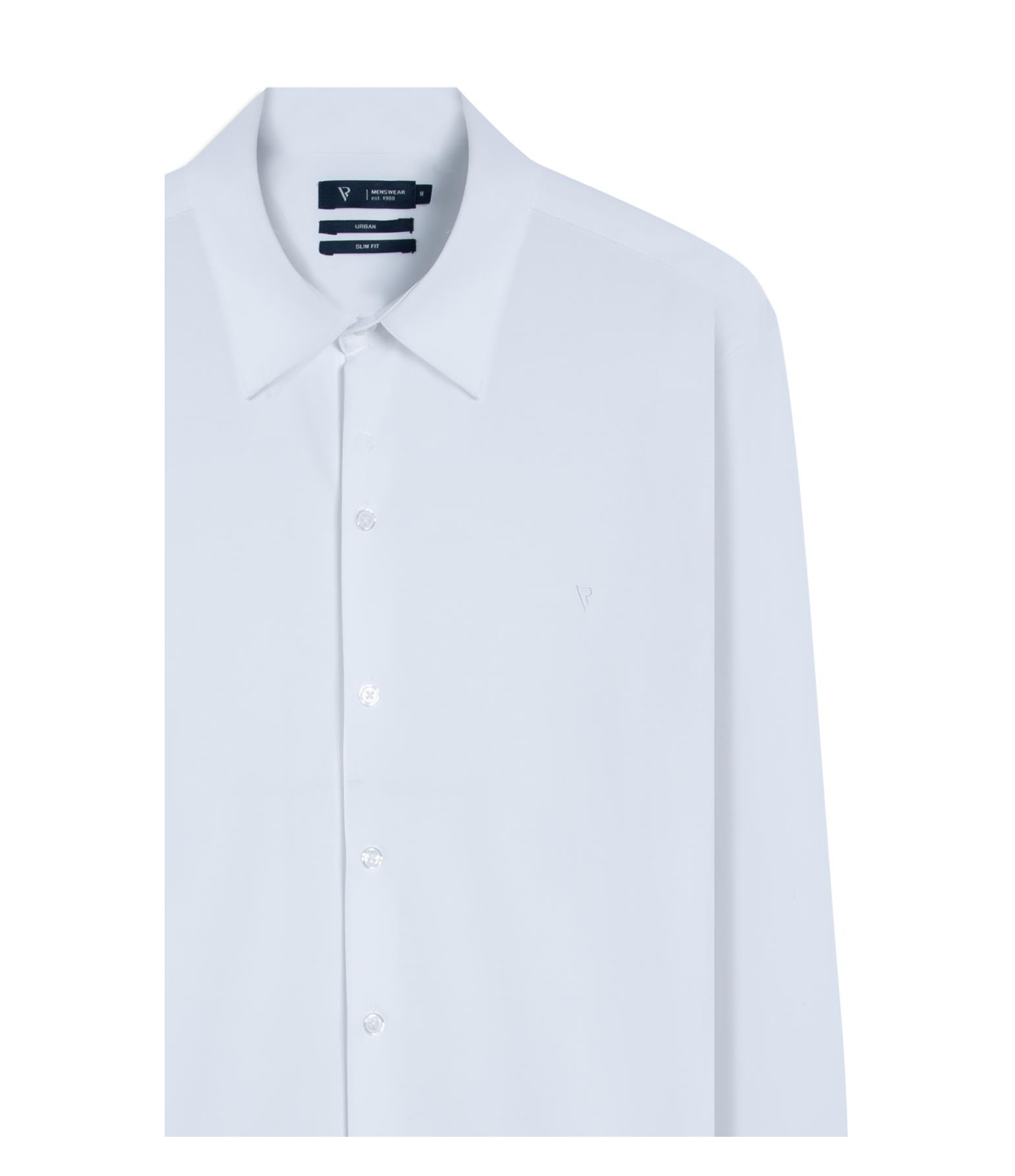 Camisa Tecno Knit Stretch Slim Branco