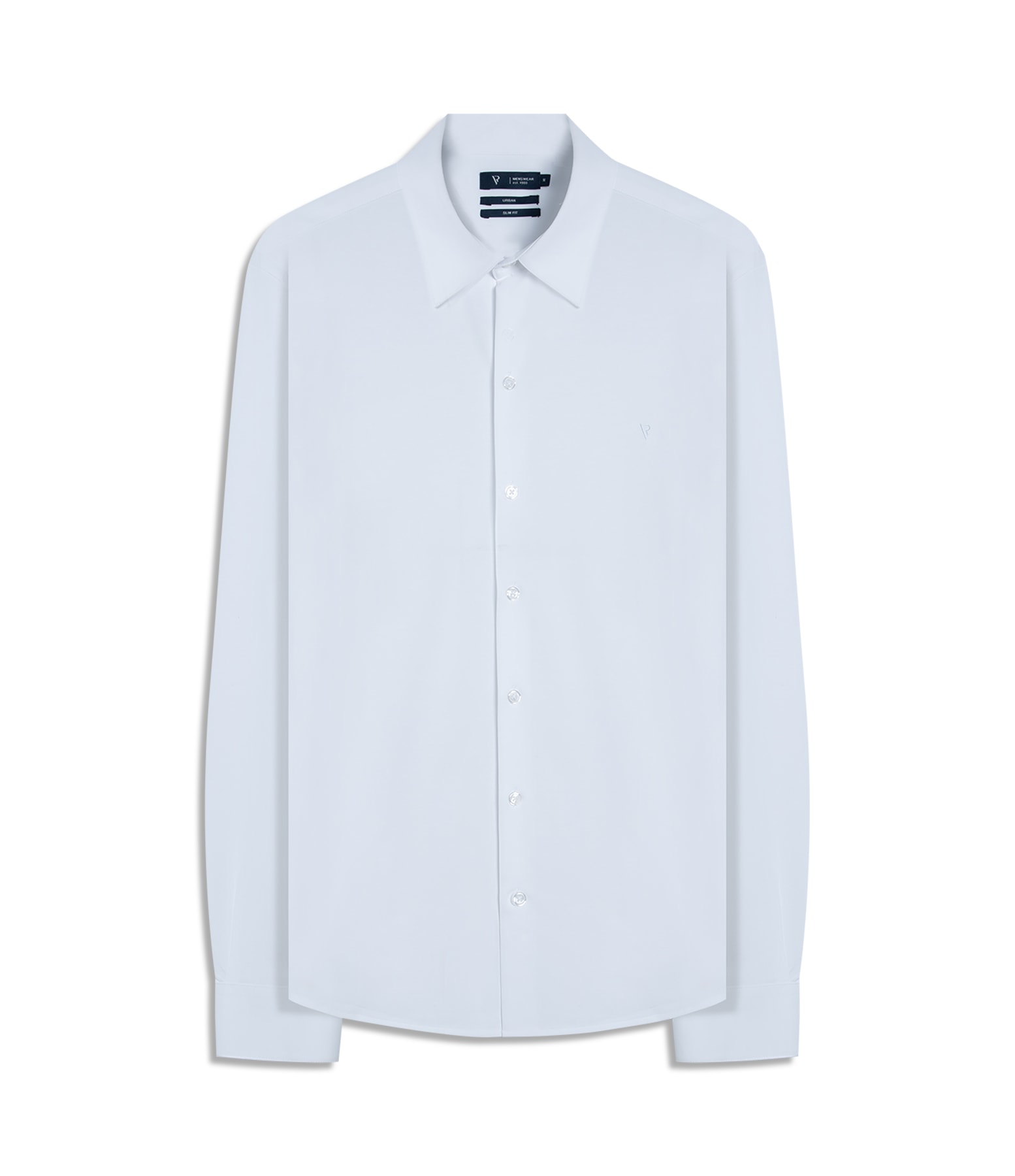 Camisa Tecno Knit Stretch Slim Branco