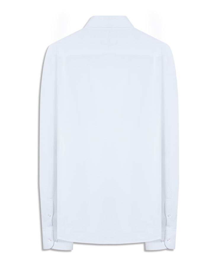 Camisa Tecno Knit Stretch Slim Branco