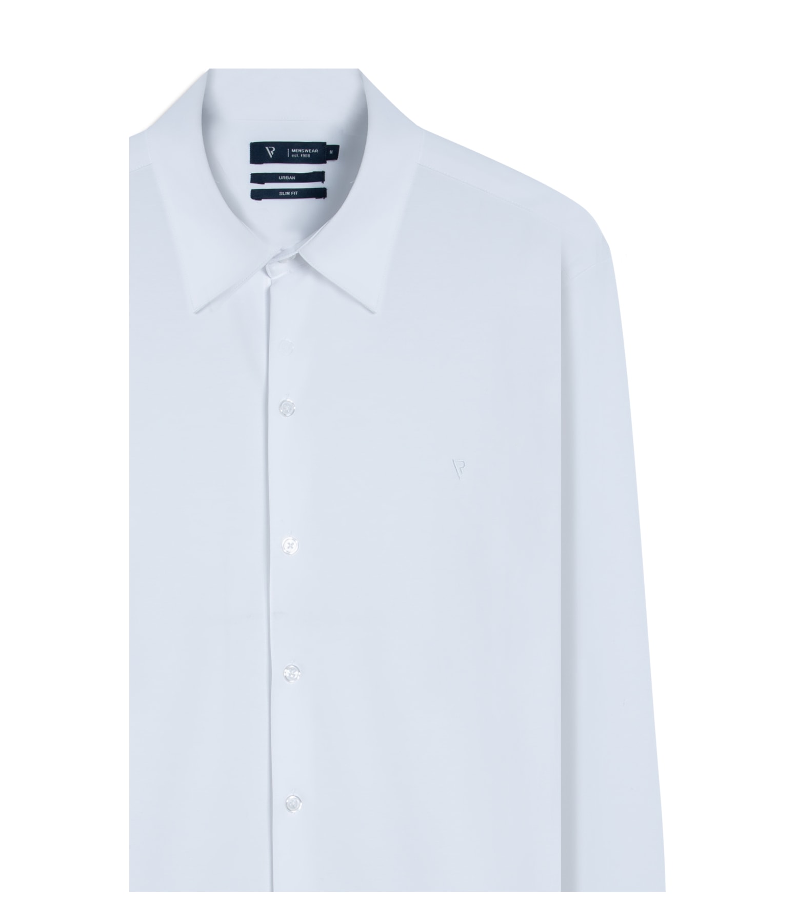 Camisa Tecno Knit Stretch Slim Branco