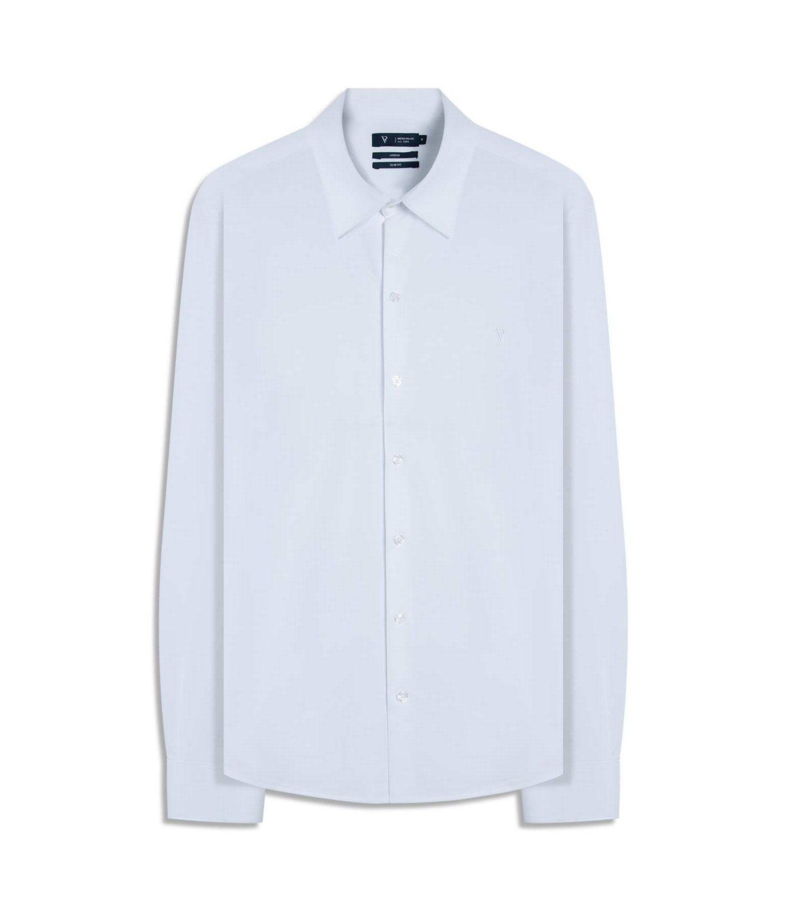 Camisa Tecno Knit Stretch Slim Branco