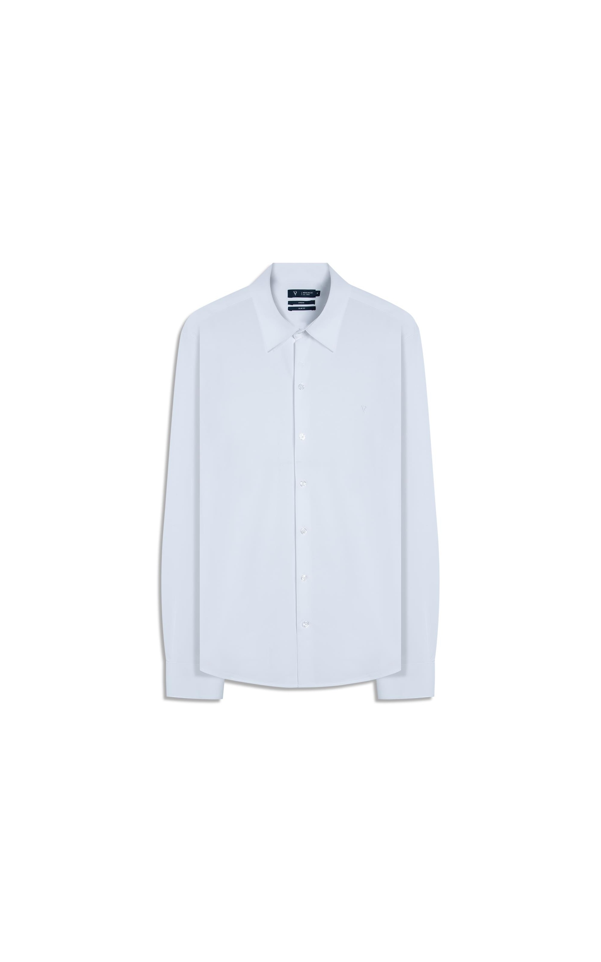 Camisa Tecno Knit Stretch Slim Branco